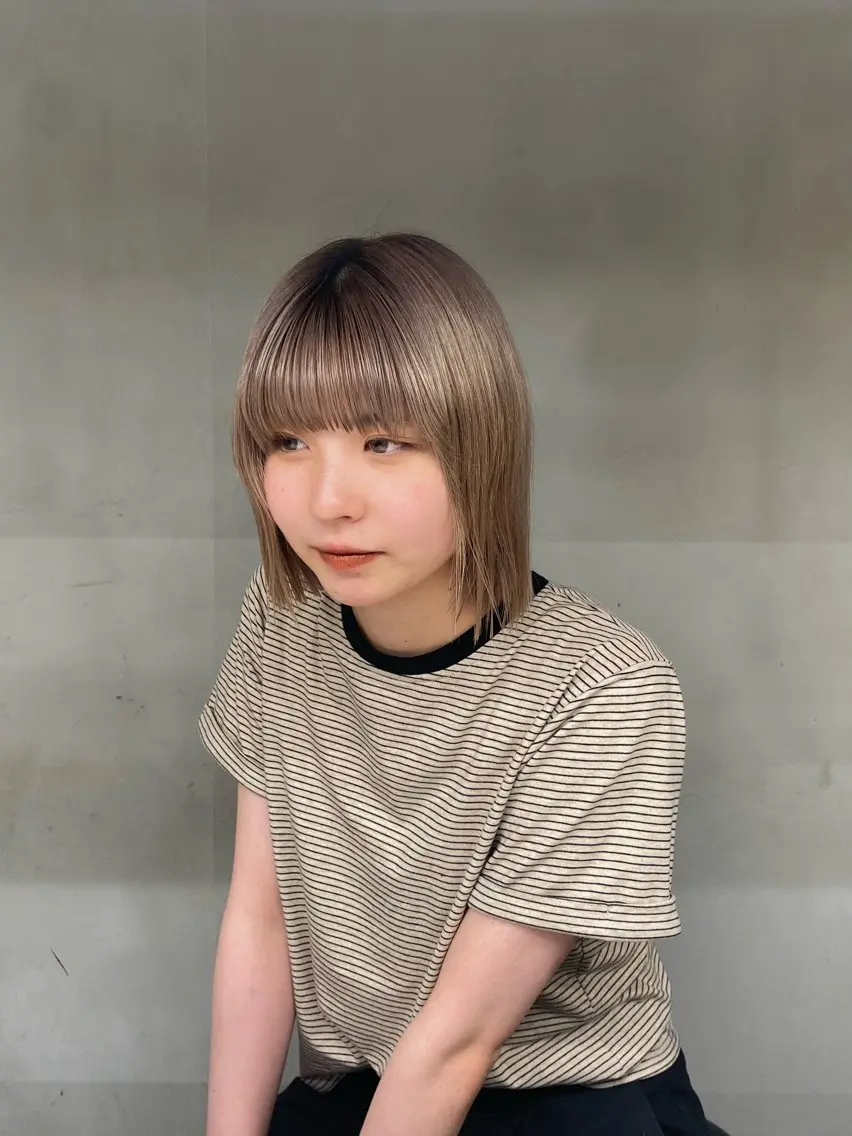 ミディアム カラー カット ヘアカラー noa/ 渋谷のヘアスタイル