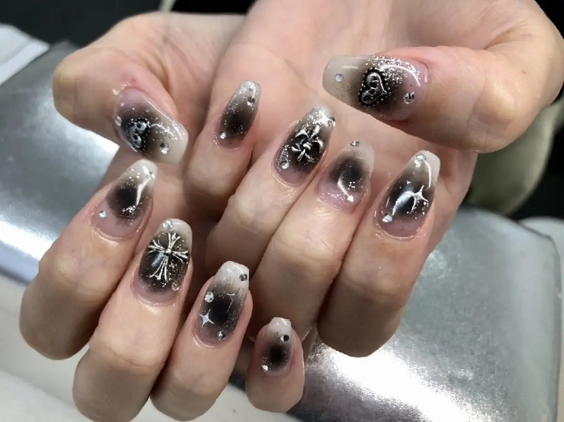 ネイル チークネイル ワンホンネイル ハンドネイル ハンドケア 心斎橋Salon Epokkuのネイルデザイン
