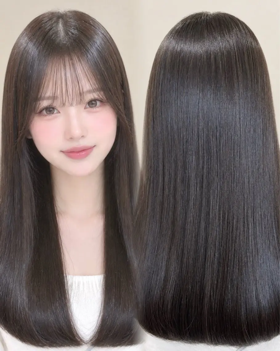ロング カラー ヘアカラー 透明感カラー💎 アレンジ🩰Rimiのヘアスタイル