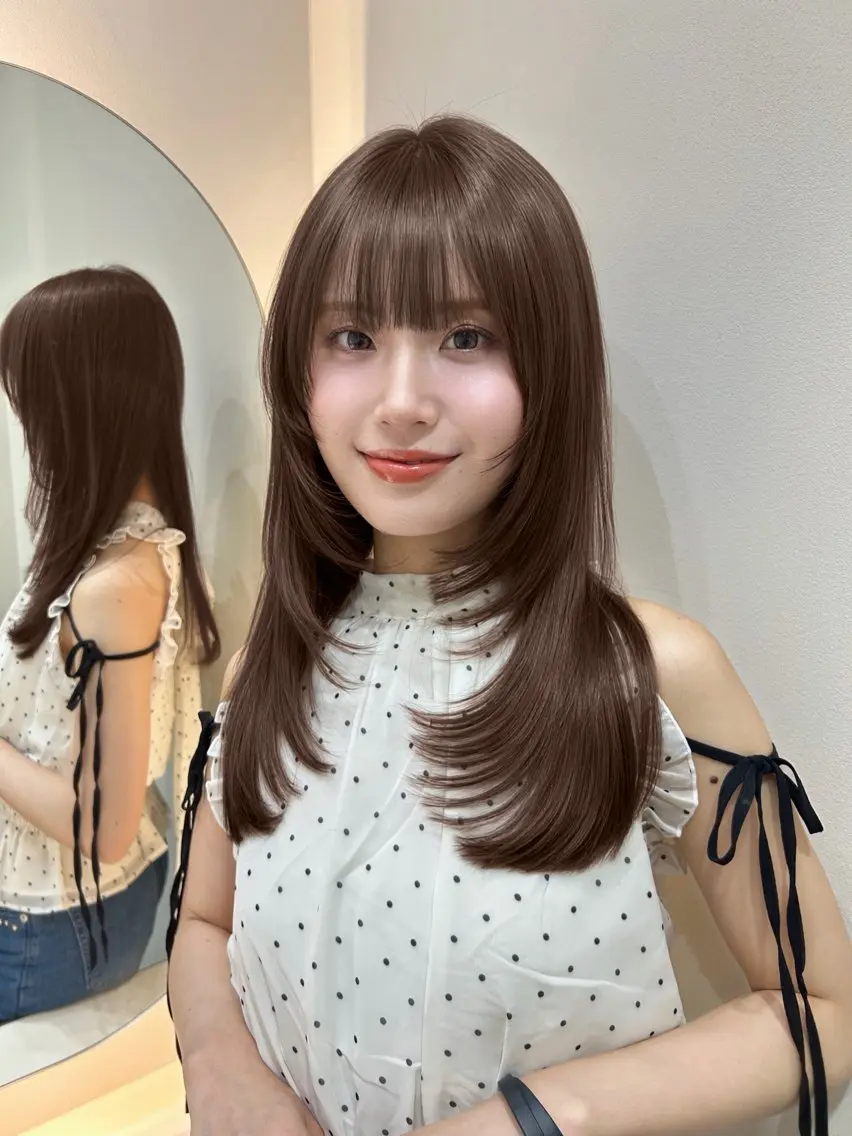 【⭐️巻くのが苦手な方必見‼️】ワンカールパーマ✨+カット✂️+ナノスチームトリートメント🫧🎶の写真
