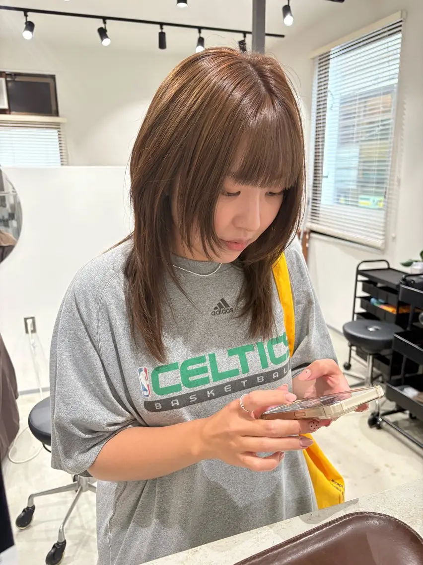 【平日19:00〜】 レディースミディアムカット🌿の写真