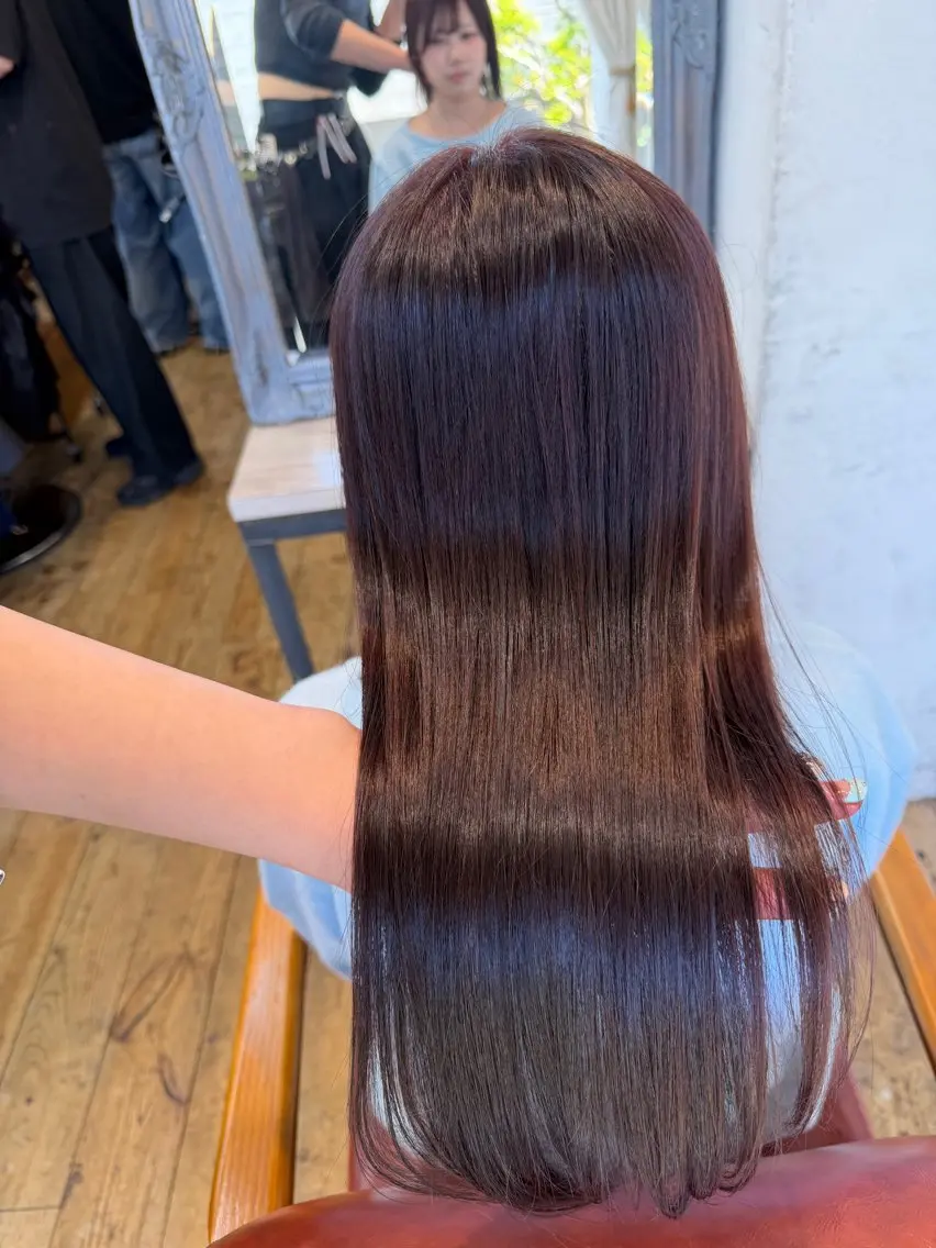 カラー 笹生 仁南のヘアスタイル
