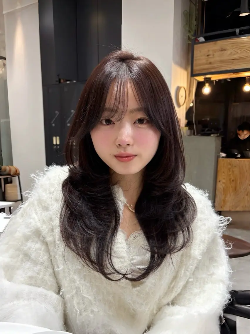 ロング カラー カット ヘアカラー レイヤー特化✨/大阪 /似合わせ/もりちのヘアスタイル