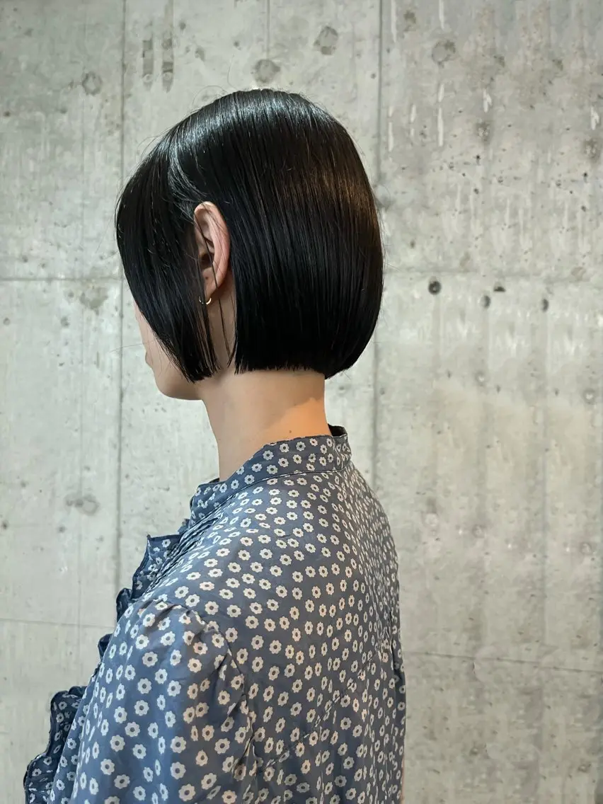 ショート ボブ×縮毛矯正 ryotaのヘアスタイル