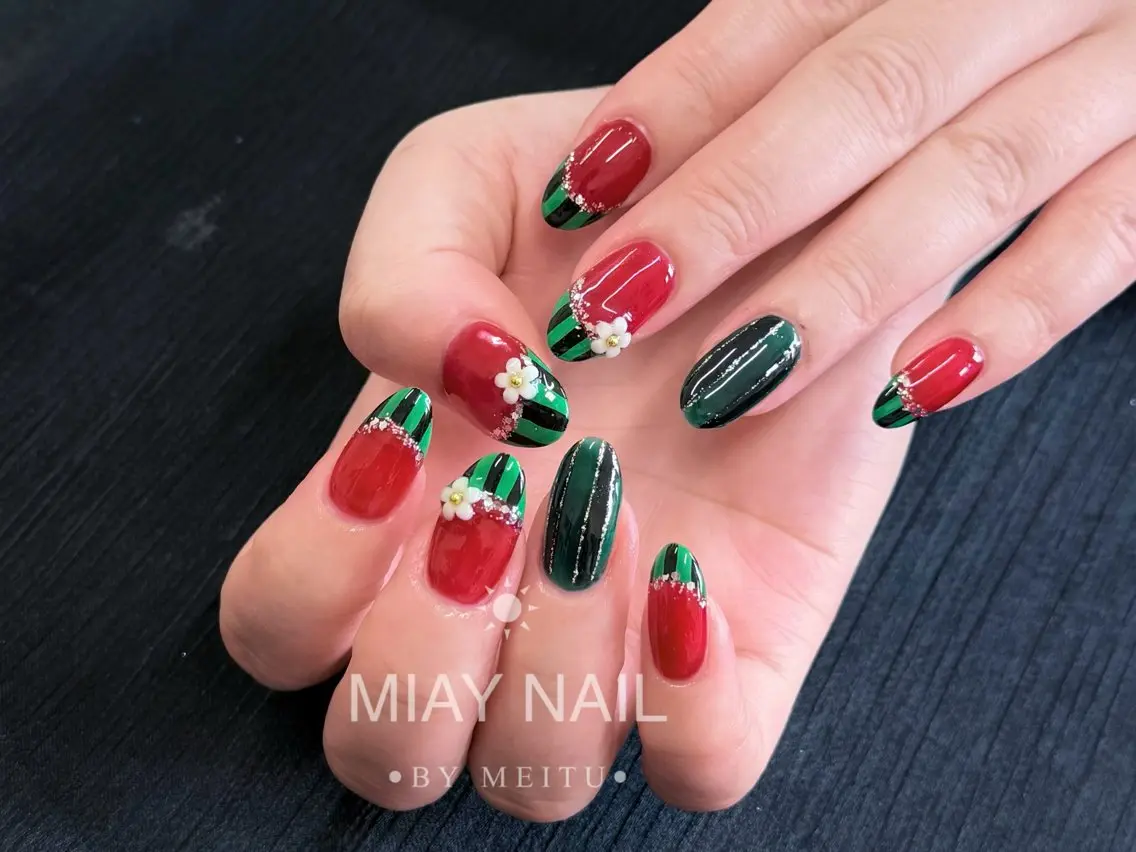 ネイル ハンドネイル 💜MIYA NAIL鶴見店のネイルデザイン