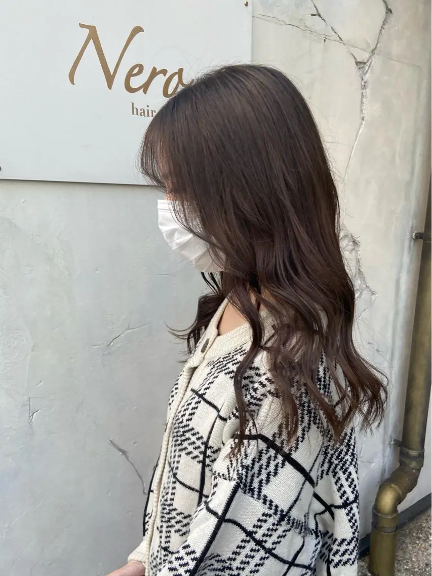 🉐one color＋treatment＋毛先整えcut👼🏻🍃✨の写真
