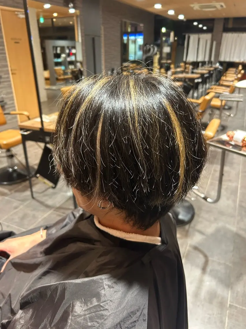 メンズ メンズハイライト 川野 柚奈のヘアスタイル