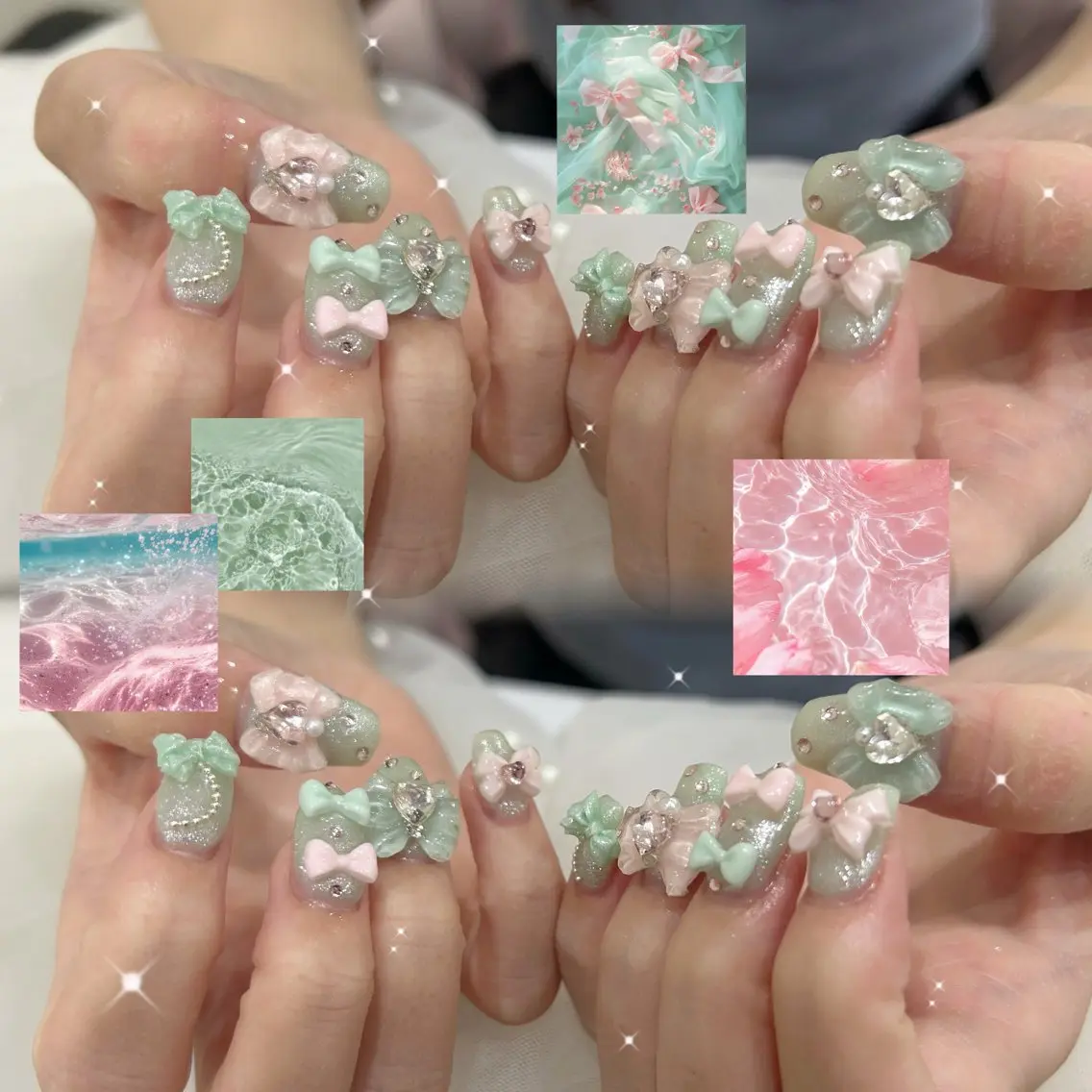 ネイル ハンドネイル 🎀 アネラ しま  🎀のネイルデザイン