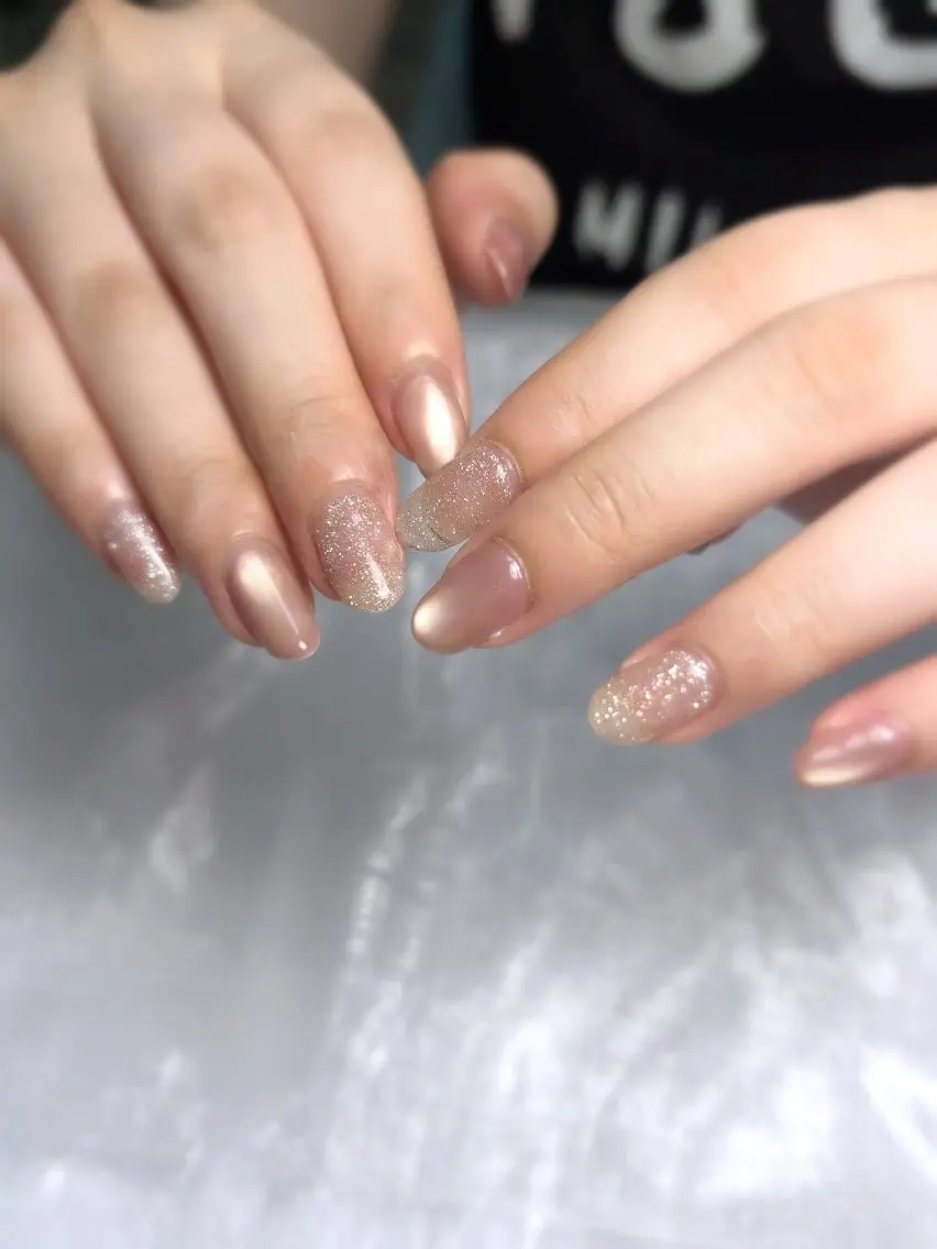 ネイル フラッシュネイル マグネットネイル ハンドネイル nailsalon Ecliaのネイルデザイン