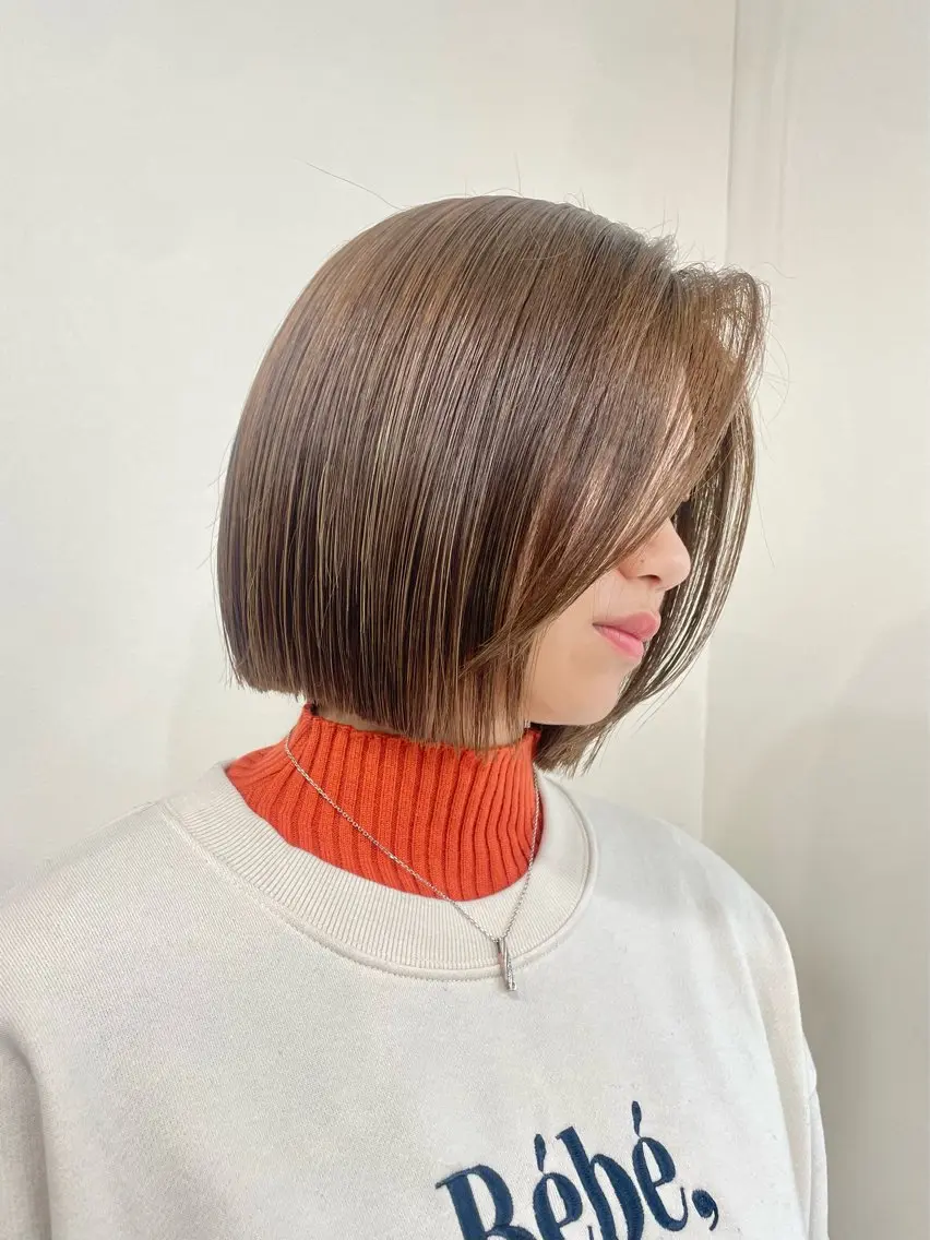 カラー カット 田中 瑞希のヘアスタイル