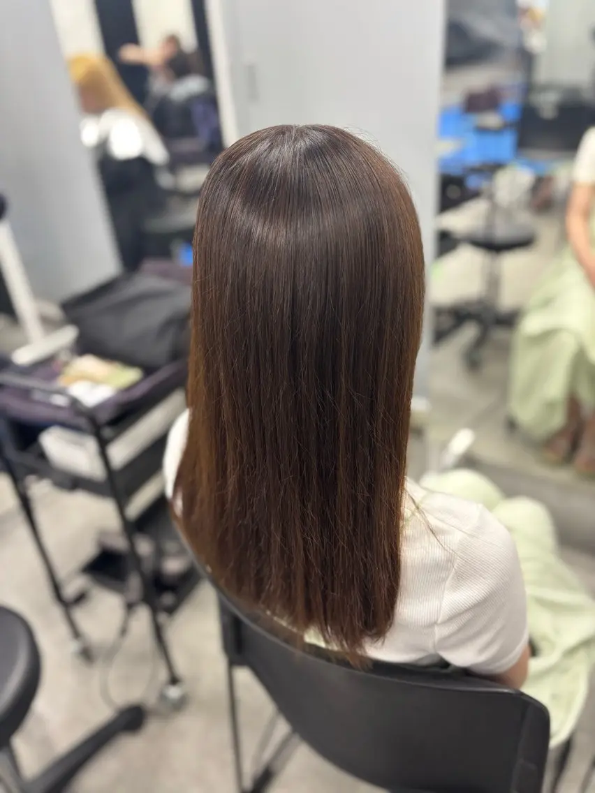ロング カラー ロング ヘアカラー トリートメント 🌿‬透明感カラー 🫧ひなの🧸のヘアスタイル