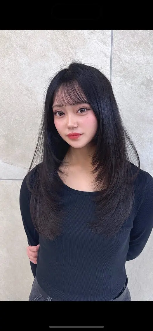 ロング ひな/メンズ カットのヘアスタイル