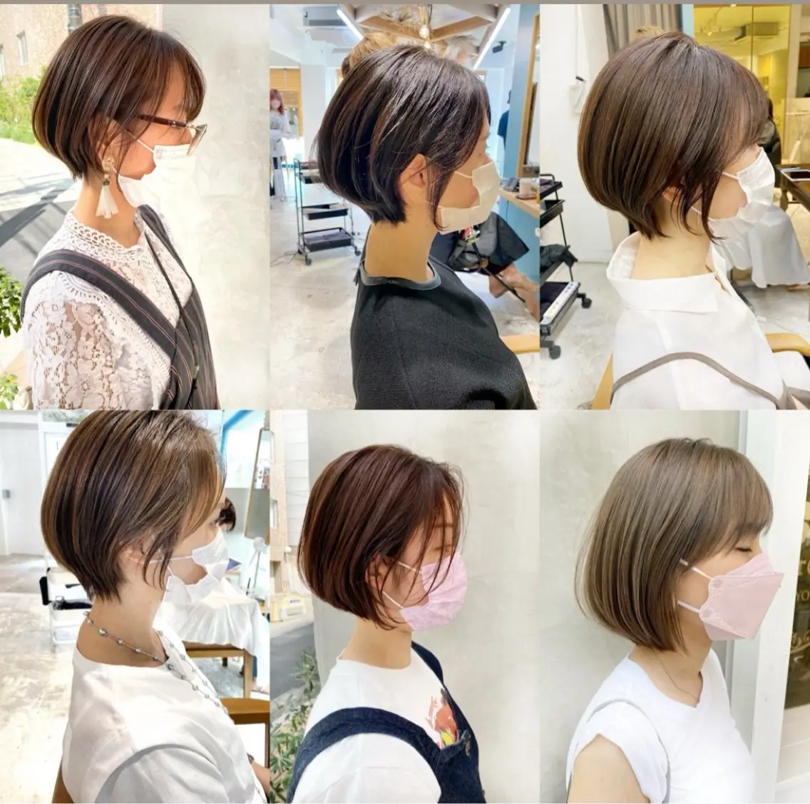 ショート 大人可愛い顔周り・ 縮毛矯正/ショウのヘアスタイル