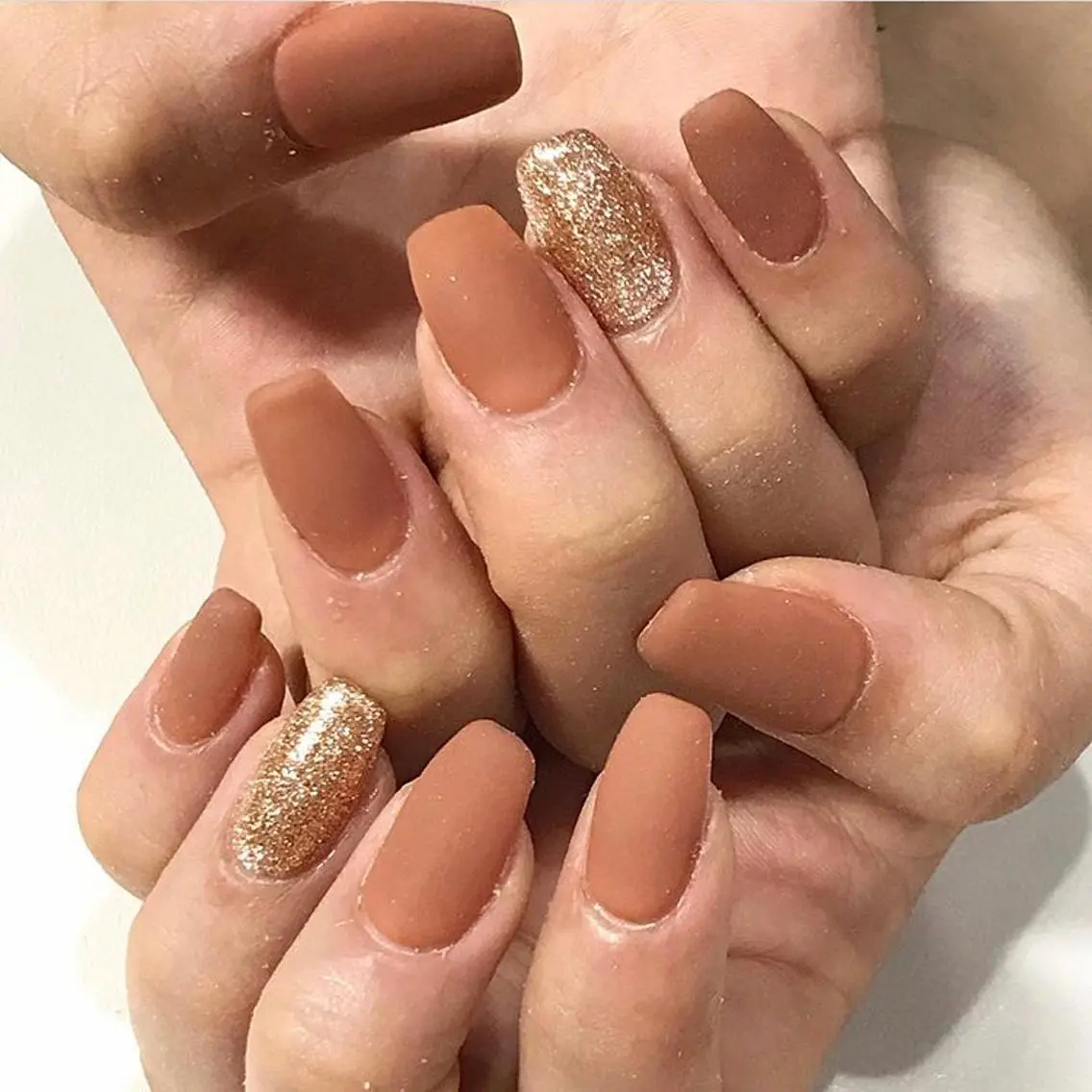 ネイル 渋谷／チップ長さ出し 👑アプレgel-xのネイルデザイン