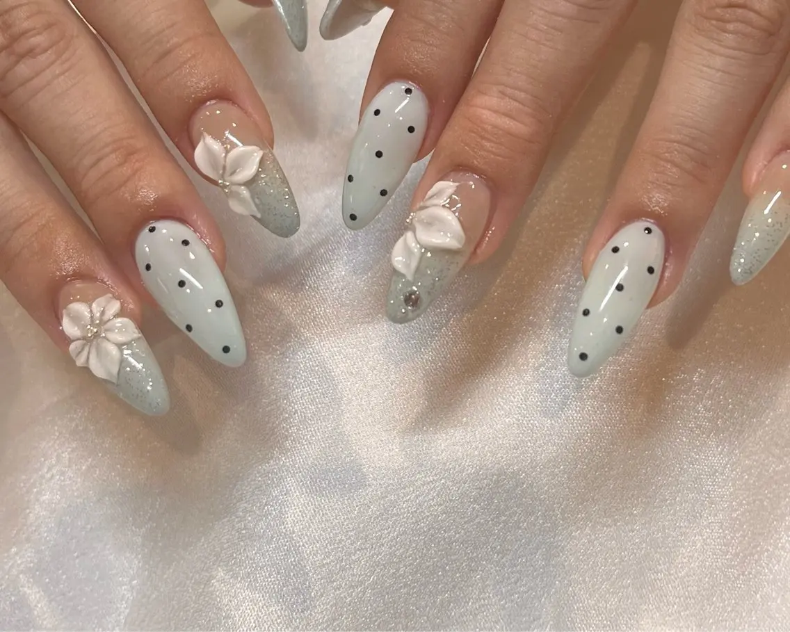 ネイル フラワーネイル MARIENAILS Sayakaのネイルデザイン