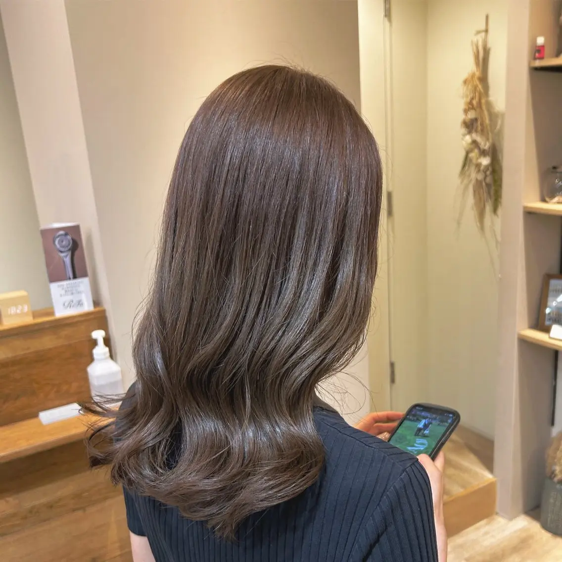 ミディアム ヘアカラー ♥yelm ユウナ♥のヘアスタイル