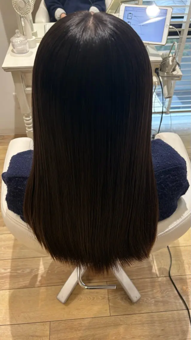 ロング トリートメント 似合わせ 顔周りYUUGAのヘアスタイル