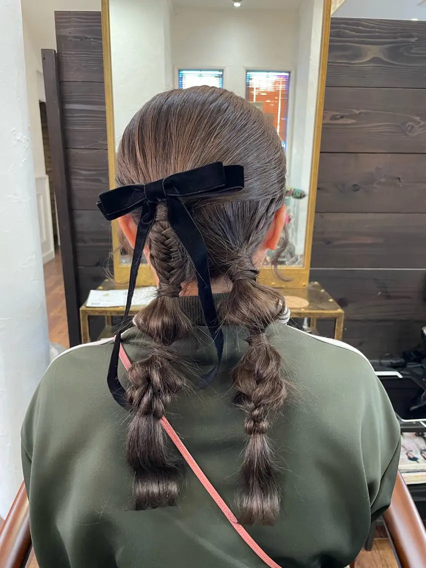 ロング ヘアセット 下林 雅明のヘアスタイル
