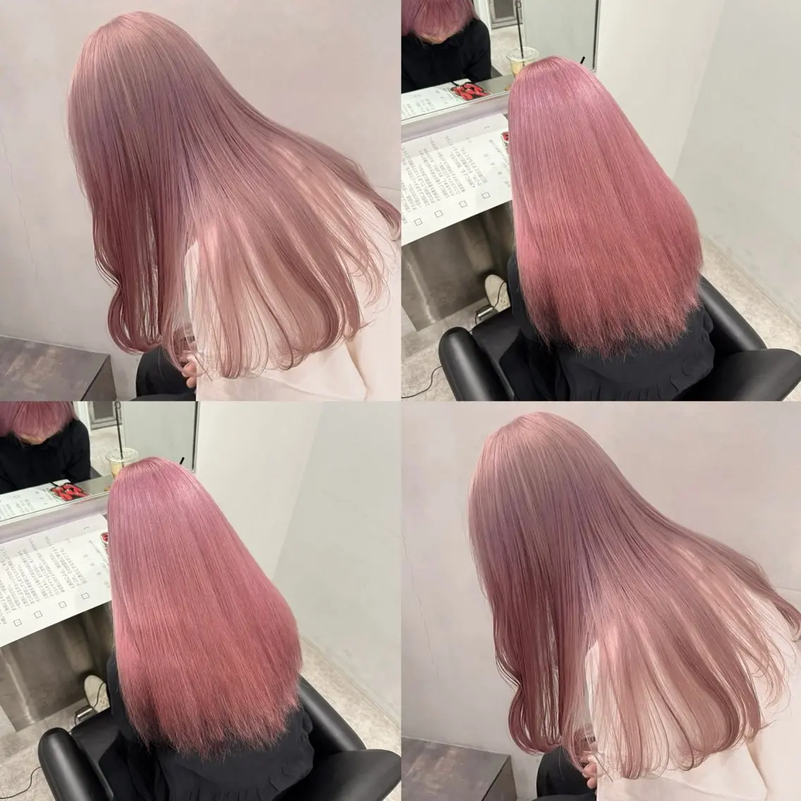 ロング カラー ベージュカラー ブリーチ ブロンド ミルクティーベージュ ピンクカラー ヘアカラー 【🥀履歴修正🥀】 ハイトーン職人/拓真のヘアスタイル
