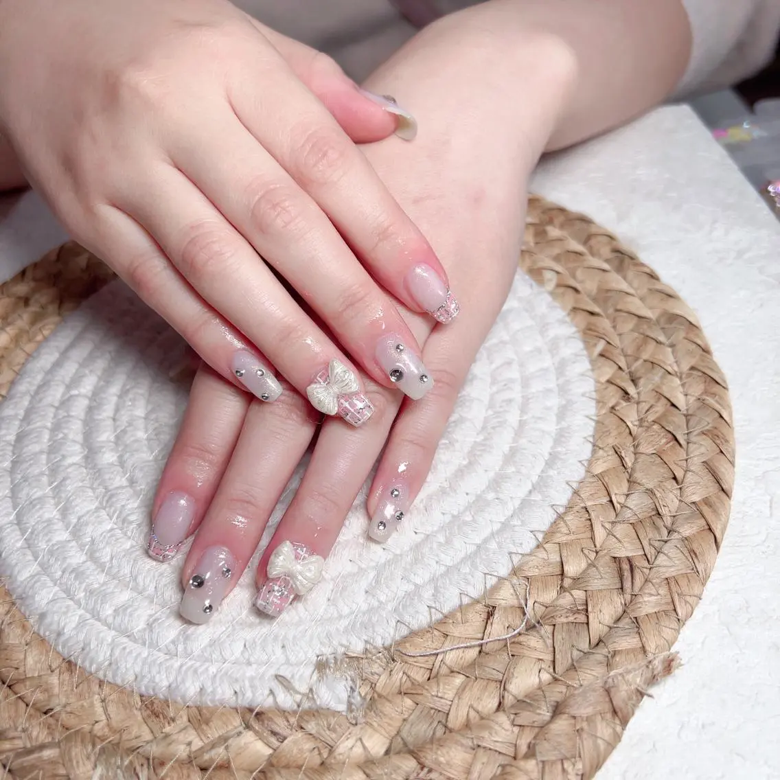 ネイル ハンドネイル M 🌷Nail 長さだし専門店のネイルデザイン