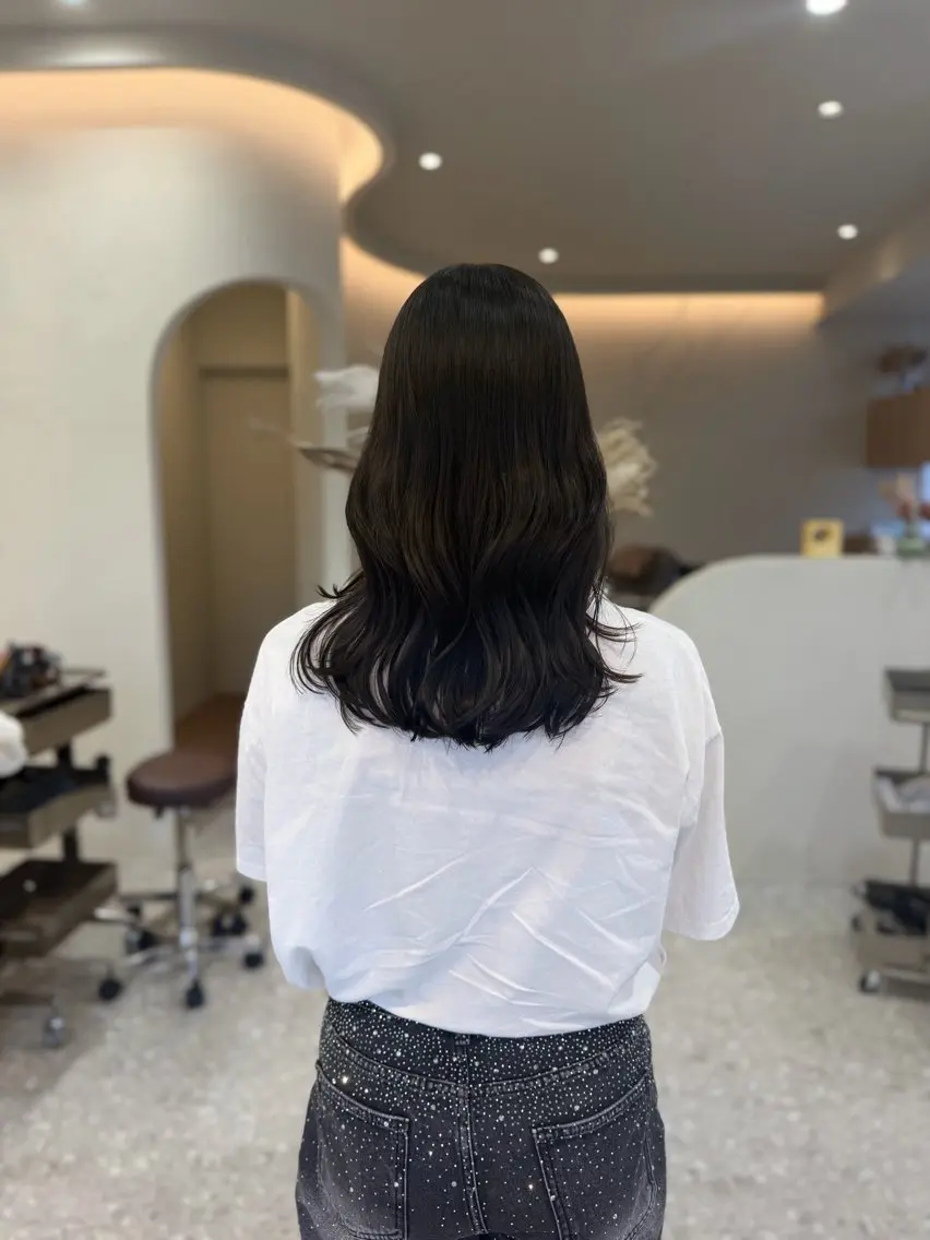 ミディアム カラー カット ヘアカラー yim_ otowaのヘアスタイル