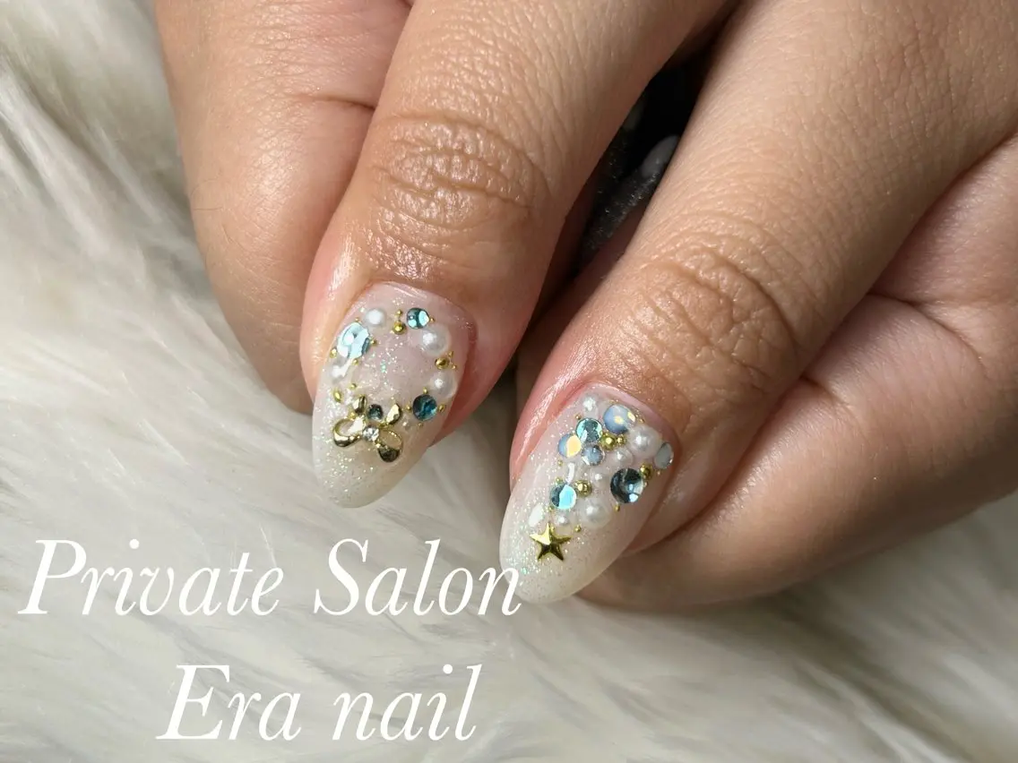 ネイル 冬ネイル クリスマス ハンドネイル Era nailのネイルデザイン