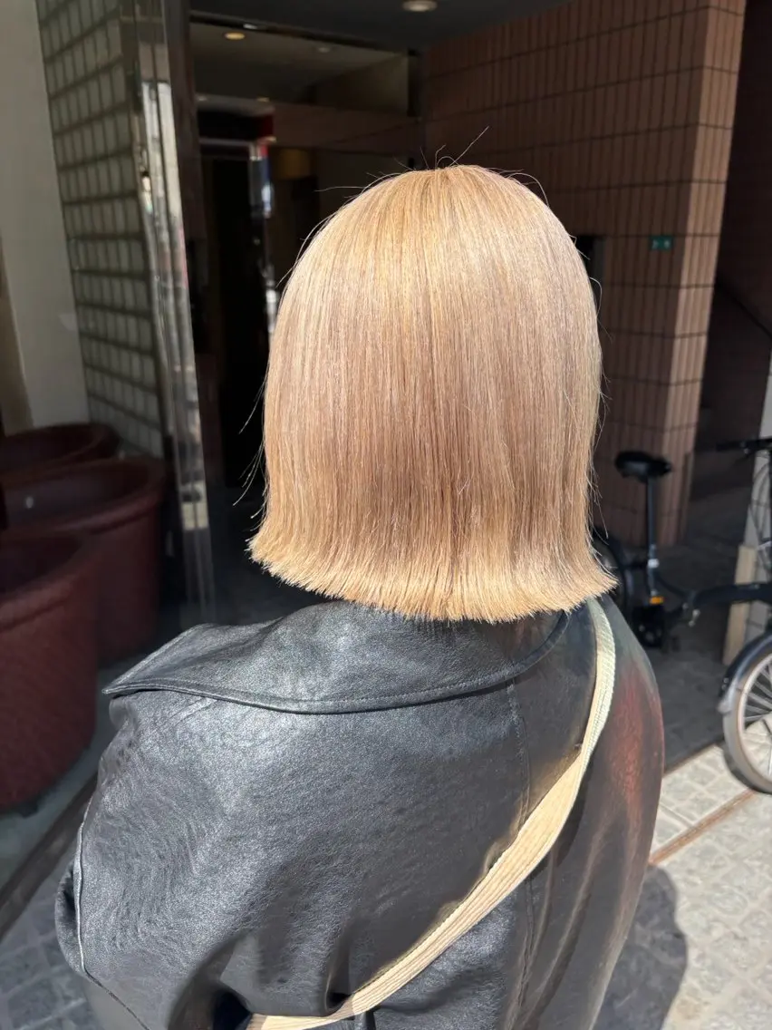 ミディアム 松倉 千紘のヘアスタイル