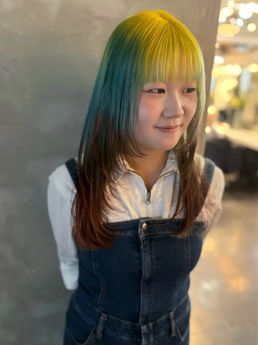 ロング カラー ヘアカラー トリートメント 優作 〜圧倒的信頼〜のヘアスタイル