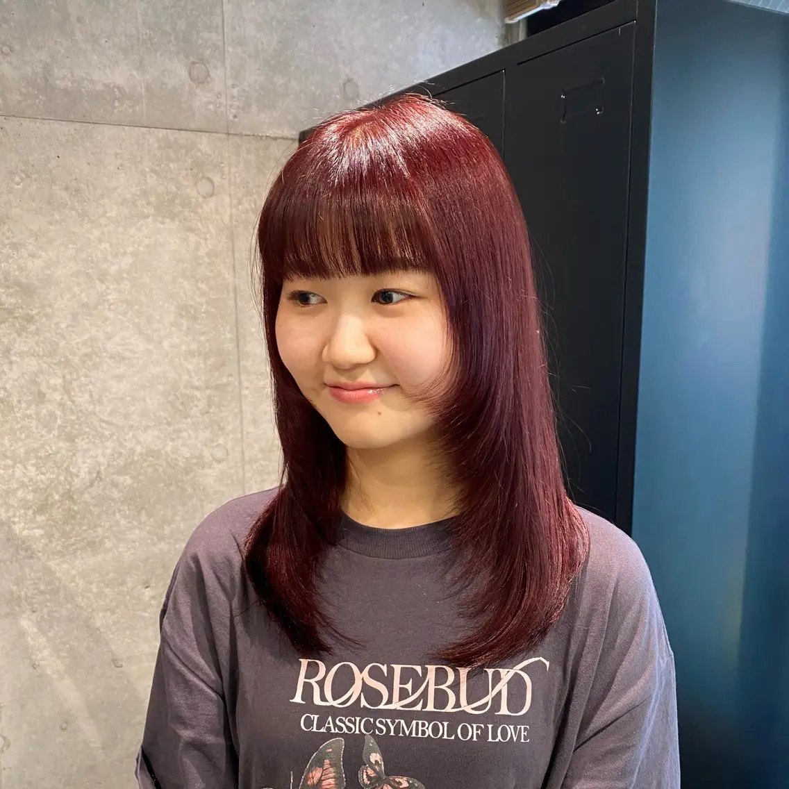 セミロング カラー カット ヘアカラー トリートメント 🩶レイヤーカット 🩶柔らかカラー結愛のヘアスタイル