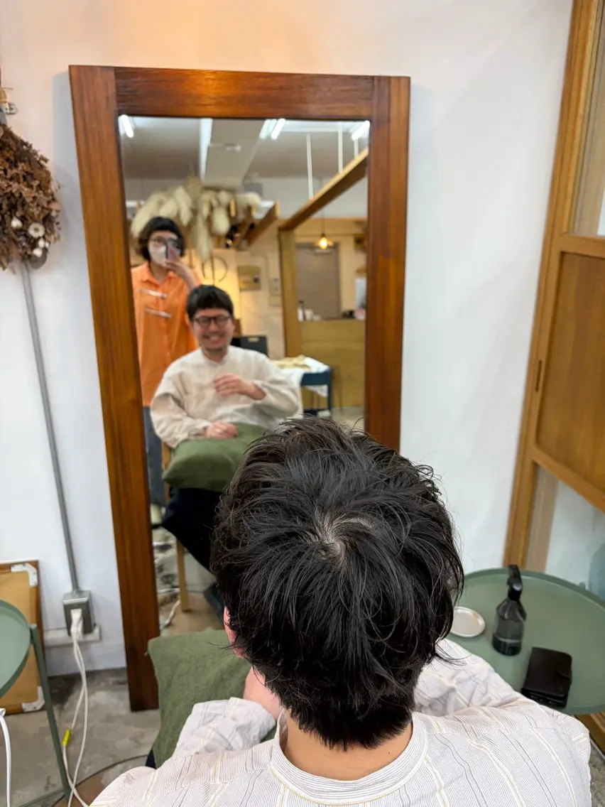 ショート メンズ オン眉 カット 中村 芽衣那のヘアスタイル