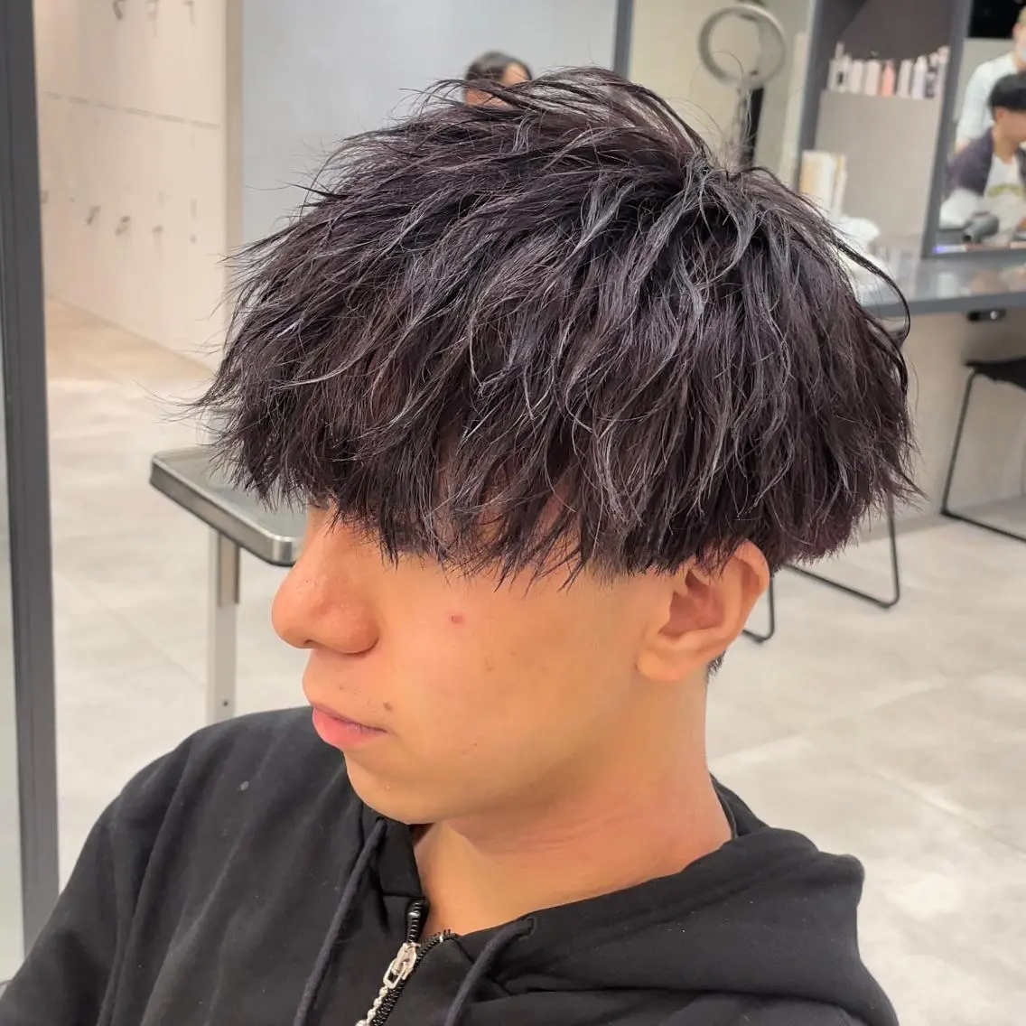 カラー パーマ メンズ メンズパーマ 柴山 正人のヘアスタイル