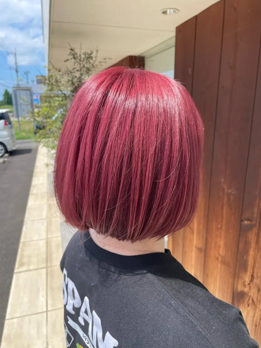 ショート カット ヘアカラー ひたち野うしく 古田 捷人のヘアスタイル