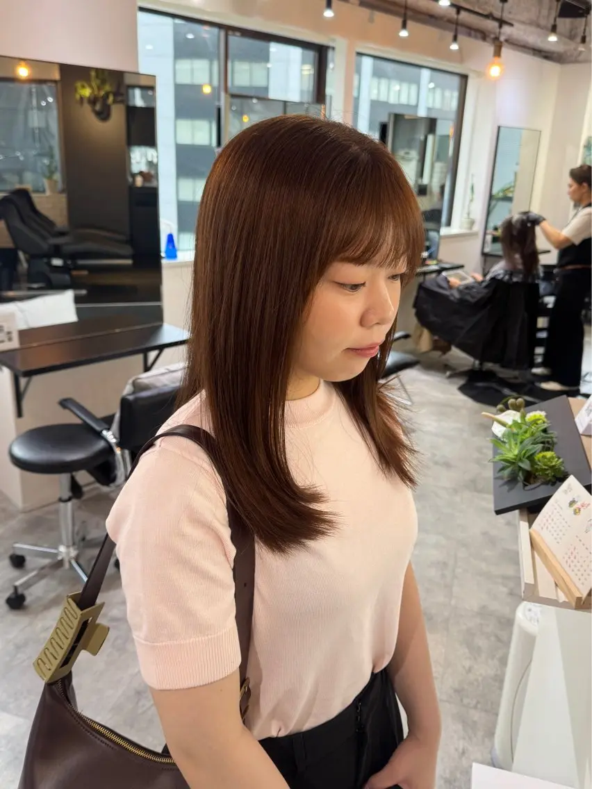 カラー ヘアカラー MEI 🪽🩵のヘアスタイル