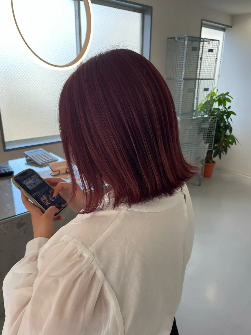 カラー ヘアカラー scene あゆなのヘアスタイル
