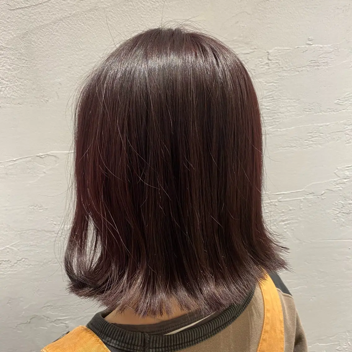 ミディアム カラー ヘアアレンジ 黒髪 中野 一哉のヘアスタイル