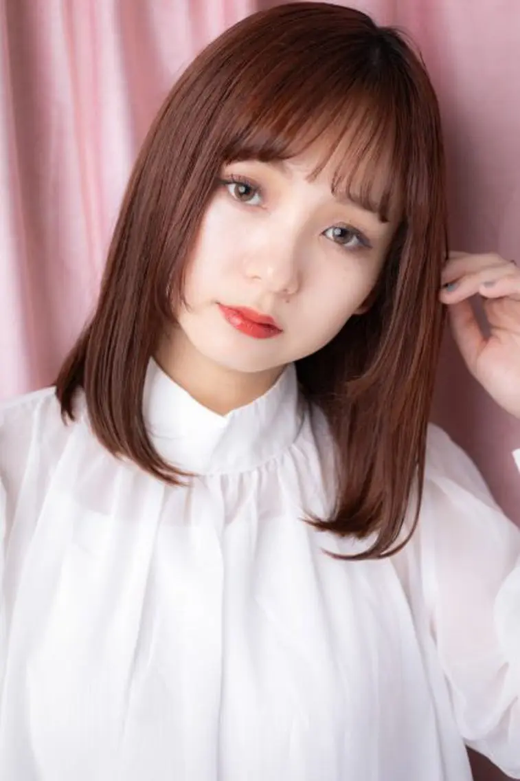 ミディアム 阿部 雲母のヘアスタイル