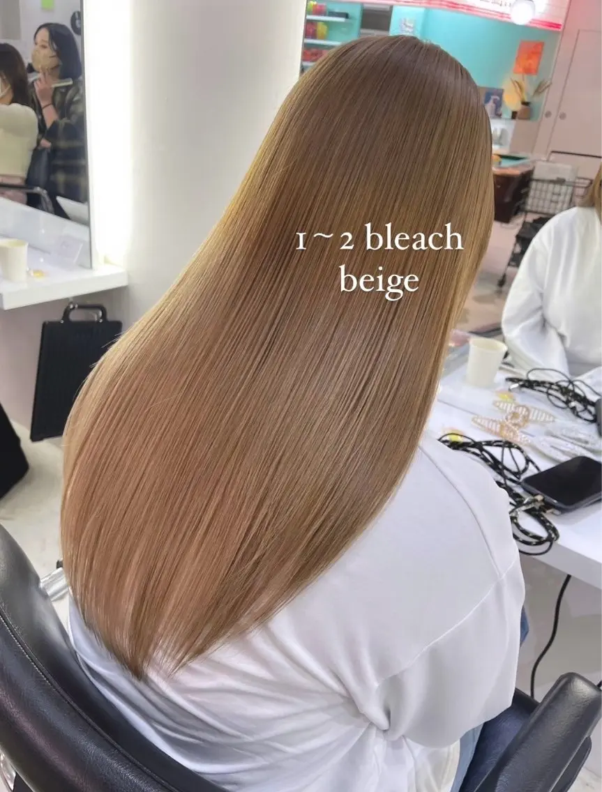 ロング カラー 🧸🎀ブリーチ 栄🎀🧸かのんのヘアスタイル