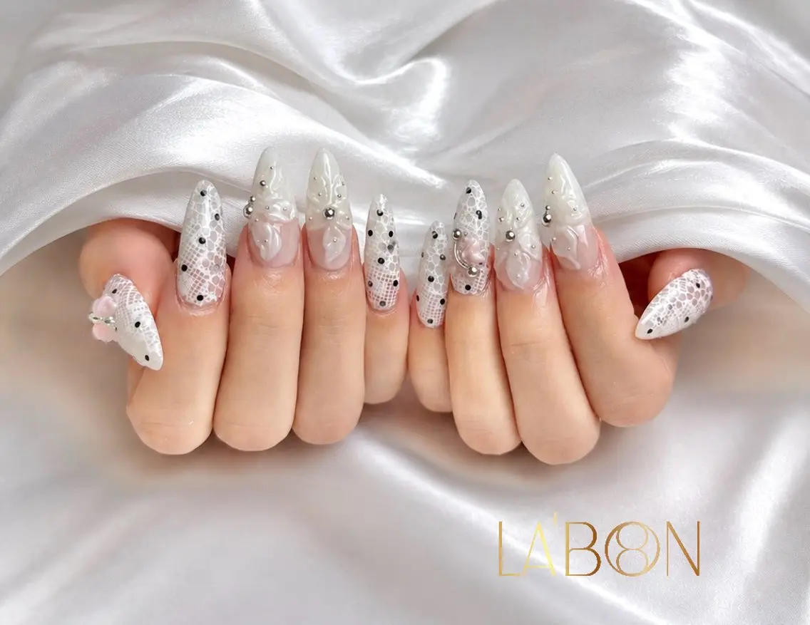 ネイル アートネイル ジェルネイル キラキラネイル 韓国ネイル ロングネイル Labon Nails Artのその他イメージ