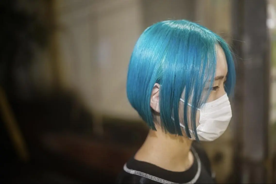 ショート 髪質改善 似合わせカット トリートメント 安藤悠里/ハイトーン /デザインカラーのヘアスタイル