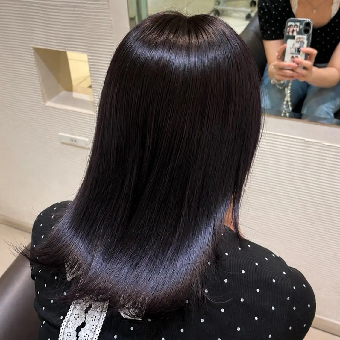 ロング カラー 縮毛矯正 似合わせカラー/艶髪 /垢抜け/銀座/カナのヘアスタイル