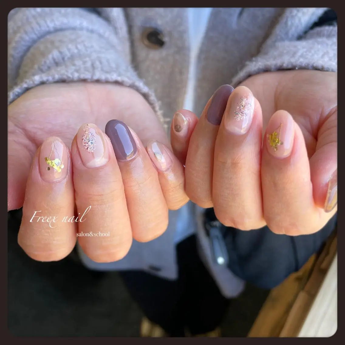 ネイル ハンドネイル ハンドケア freex nail /ニュアンス/個性派のネイルデザイン