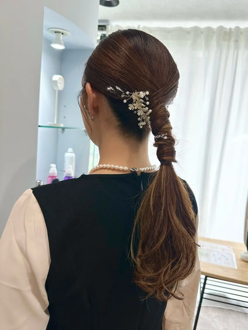 ヘアセット sato ayaka |透明感カラー🫧のヘアスタイル