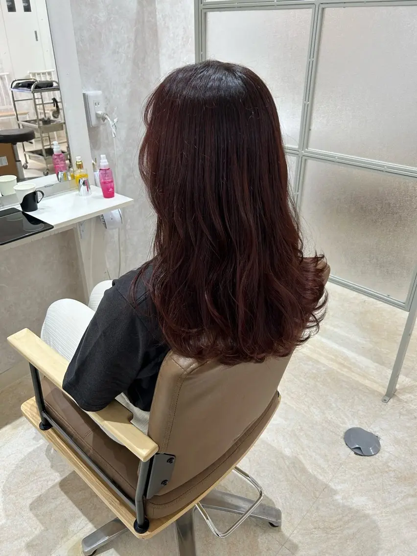 セミロング カラー ヘアカラー トリートメント ヘアセット 💙まこと💙艶 カラー(Rico)のヘアスタイル