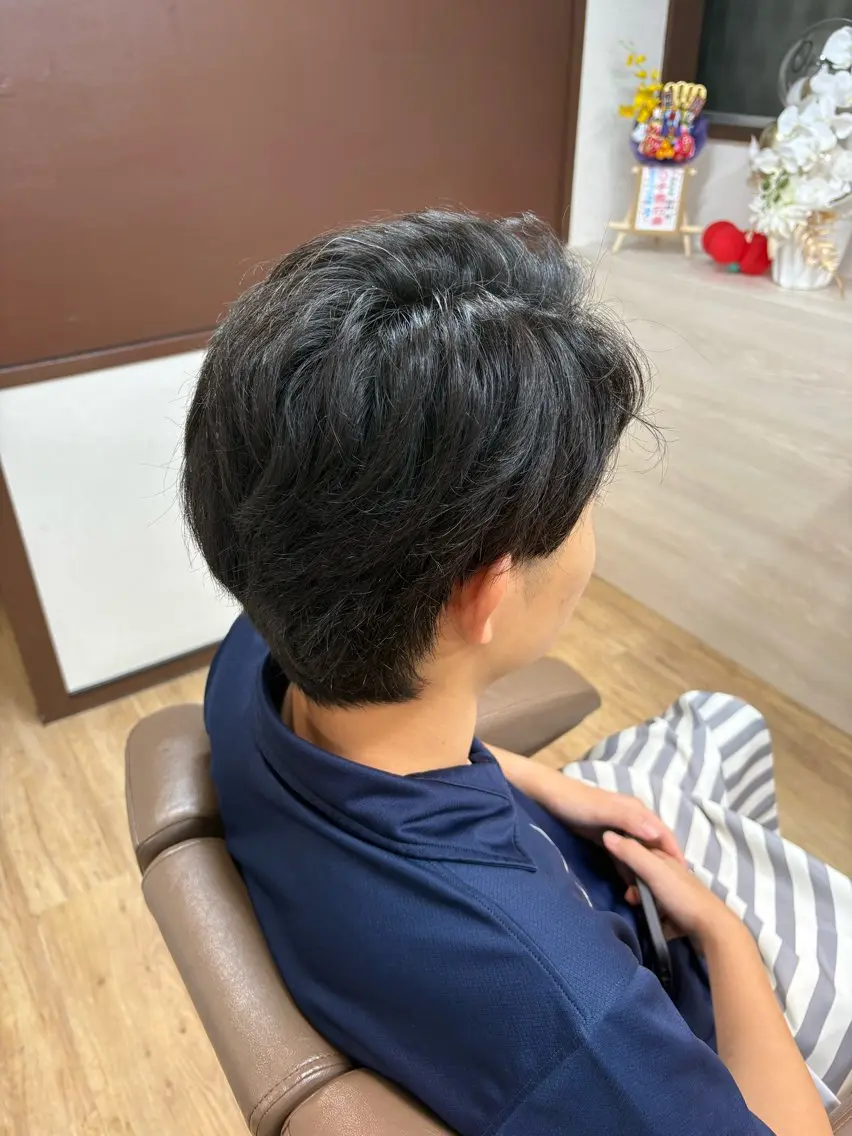 メンズ マッシュ 長谷川 がおのヘアスタイル