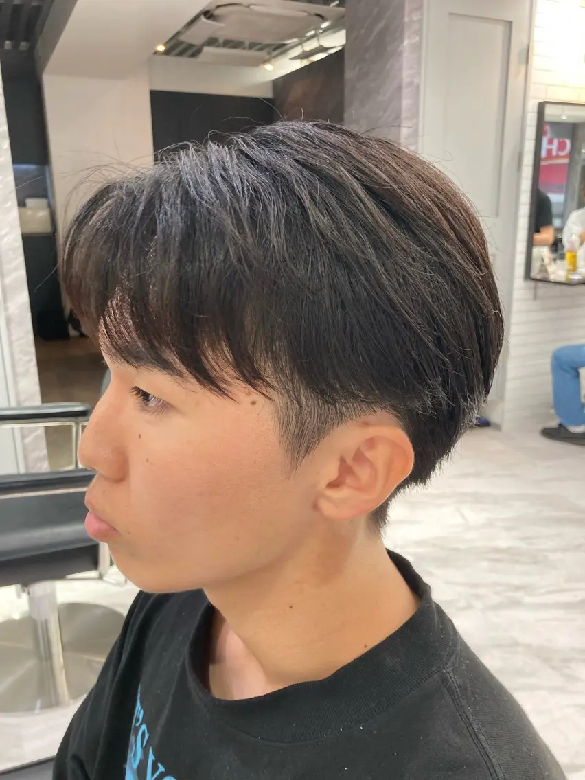 メンズ センターパート カット 🔥メンズ特化🔥 坂下遥翔のヘアスタイル