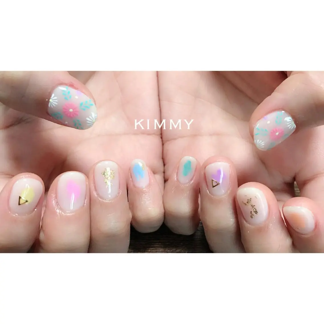 ネイル ハンドネイル kimmy nailsのネイルデザイン