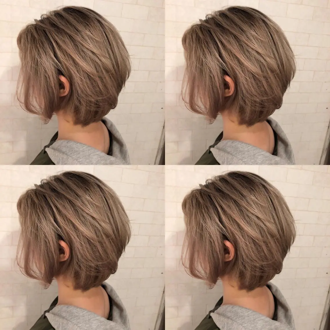 ショート カラー カット ヘアカラー トリートメント JILBLAN京都 ショート/ハイライトのヘアスタイル