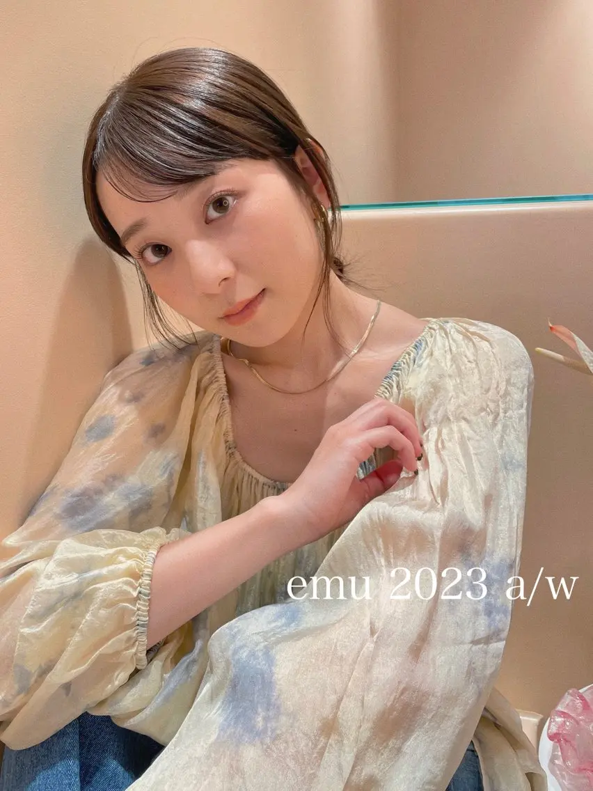 セミロング カラー ヘアアレンジ 長井 徹行のヘアスタイル