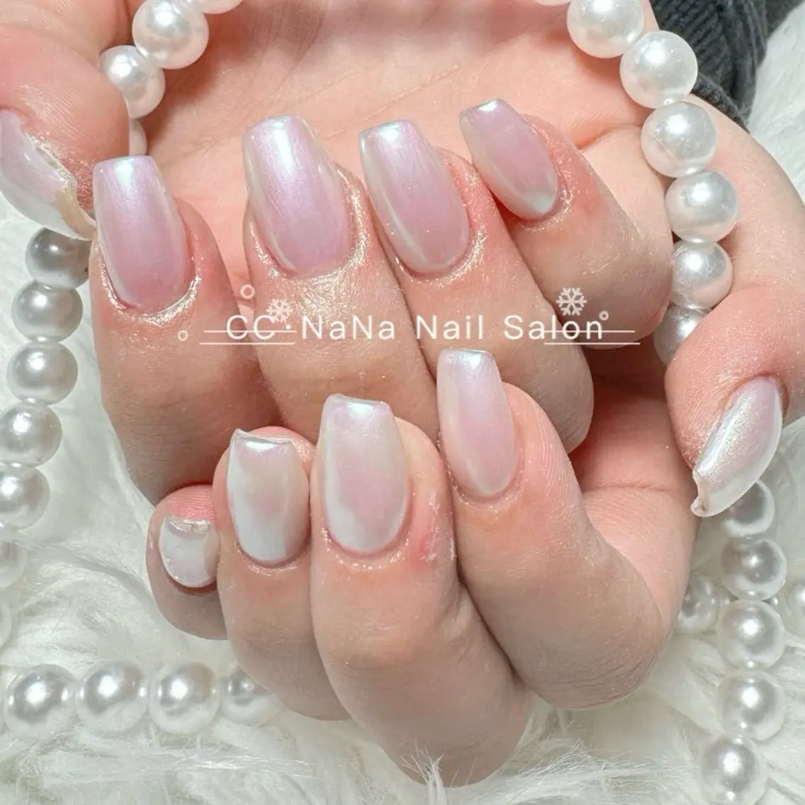 ネイル チークネイル フラッシュネイル ハート キラキラネイル 韓国ネイル ハンドネイル 💎CC・NaNa 韓国風ネイル🌙Cのネイルデザイン