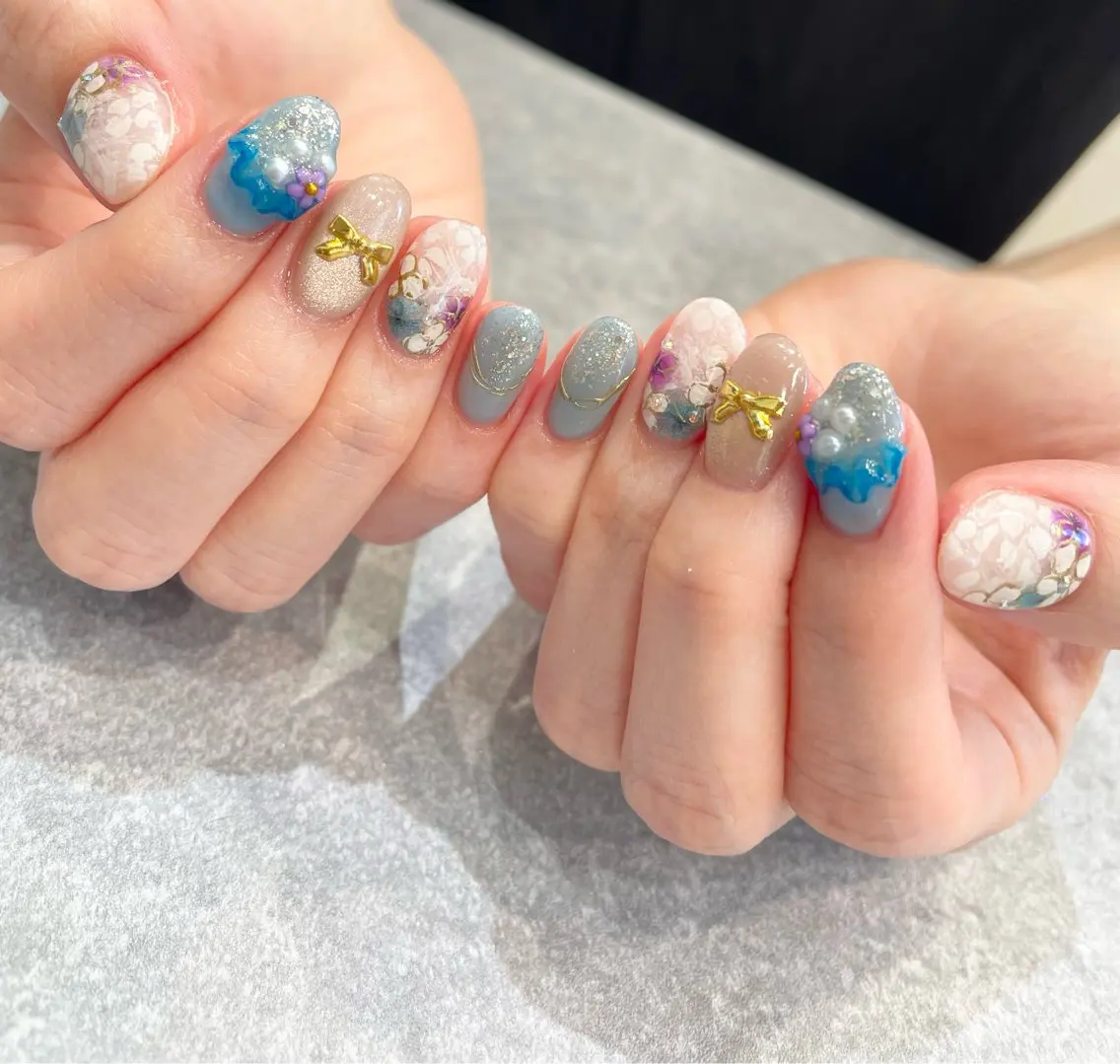 ネイル ハンドネイル Ash関内ネイリスト 荒木のネイルデザイン